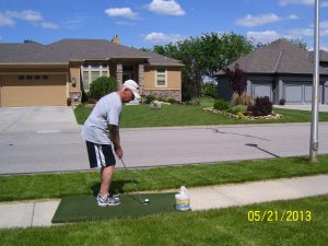 practice chipping mat