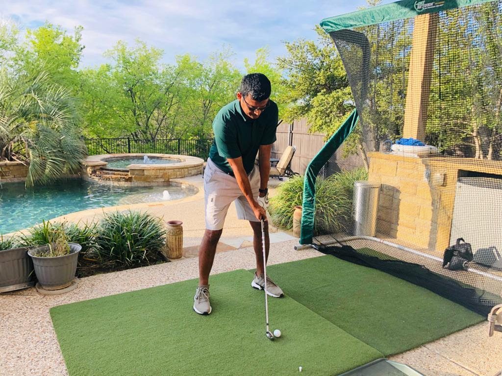 Golf Mat and Net Bundle