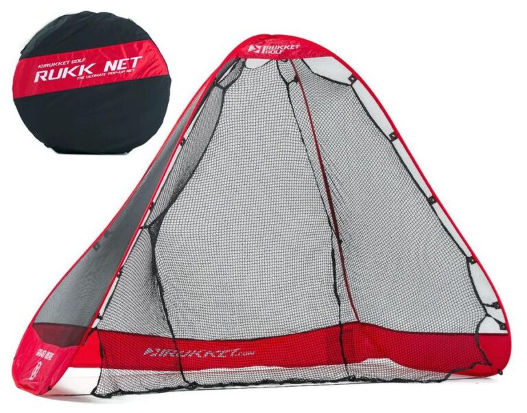 Rukket Premier PopUp Golf Net · Real Feel Golf Mats