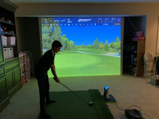 Golf Simulator Screen - Retractable